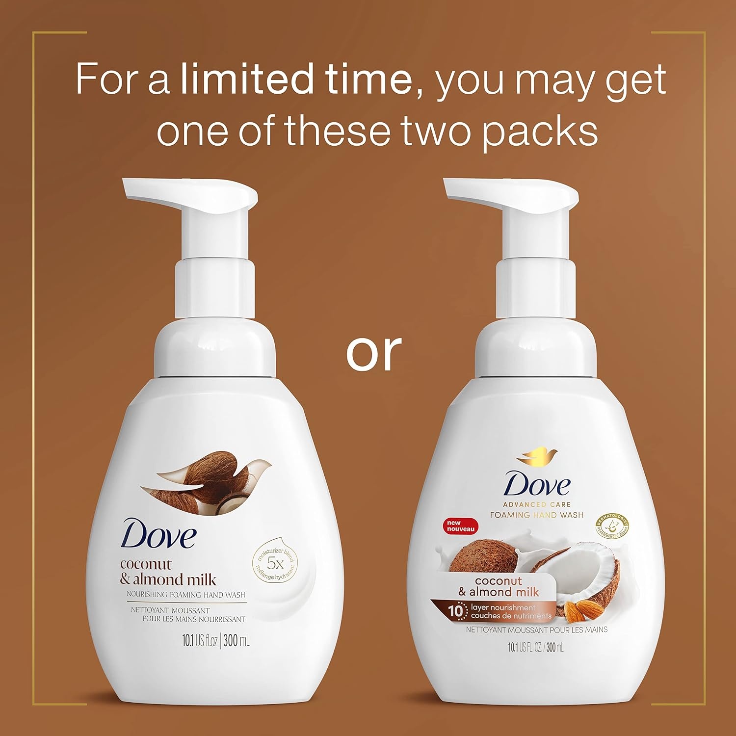 image:imageDove Advanced Care Hand Wash Deep Moisture for Soft Smooth 4 Count 12 oz101 Fl Oz Pack of 4