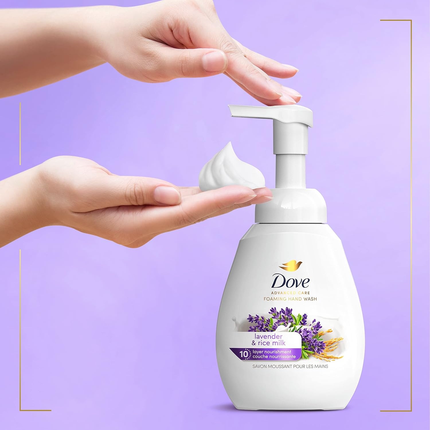 image:imageDove Advanced Care Hand Wash Deep Moisture for Soft Smooth 4 Count 12 oz101 Fl Oz Pack of 4