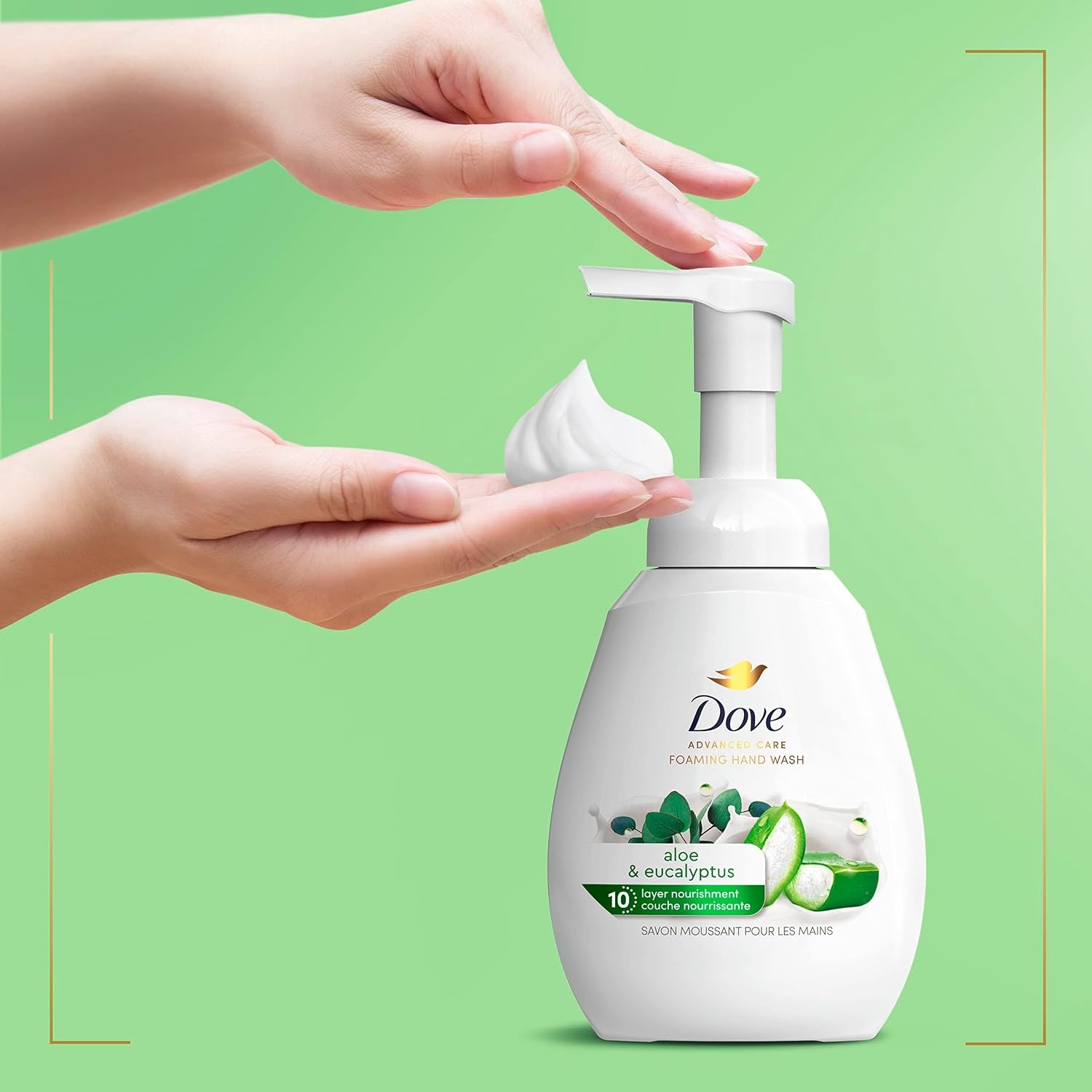 image:imageDove Advanced Care Hand Wash Deep Moisture for Soft Smooth 4 Count 12 oz101 Fl Oz Pack of 4