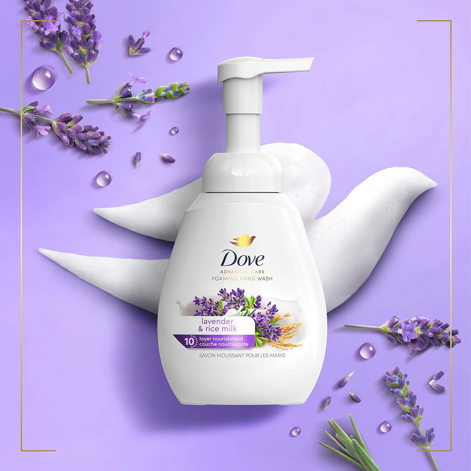 image:imageDove Advanced Care Hand Wash Deep Moisture for Soft Smooth 4 Count 12 oz101 Fl Oz Pack of 4