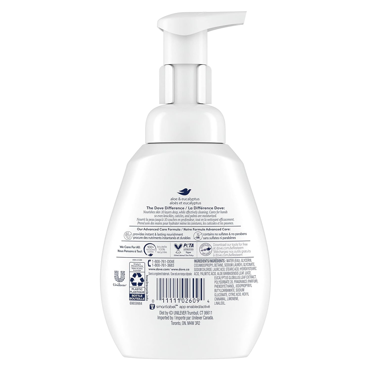 image:imageDove Advanced Care Hand Wash Deep Moisture for Soft Smooth 4 Count 12 oz101 Fl Oz Pack of 4