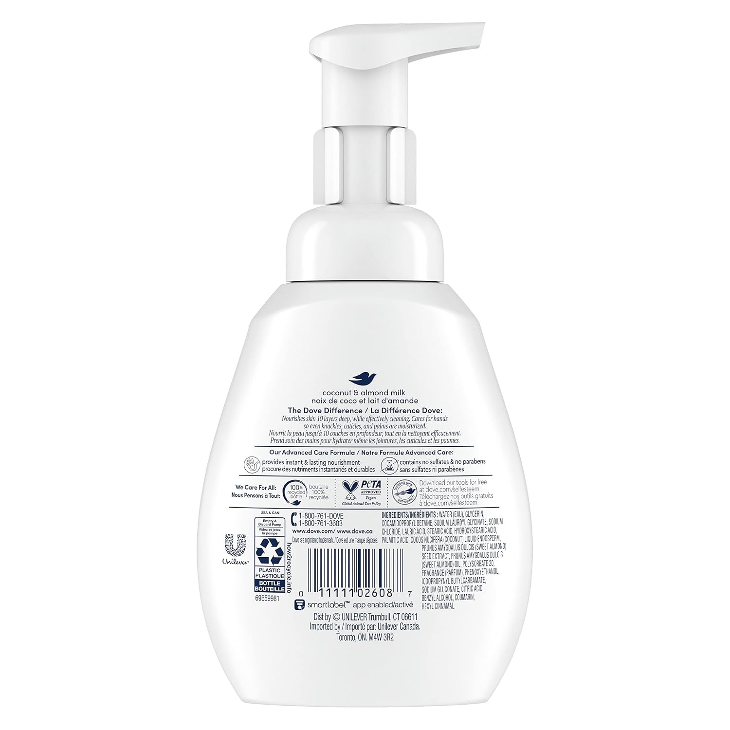 image:imageDove Advanced Care Hand Wash Deep Moisture for Soft Smooth 4 Count 12 oz101 Fl Oz Pack of 4
