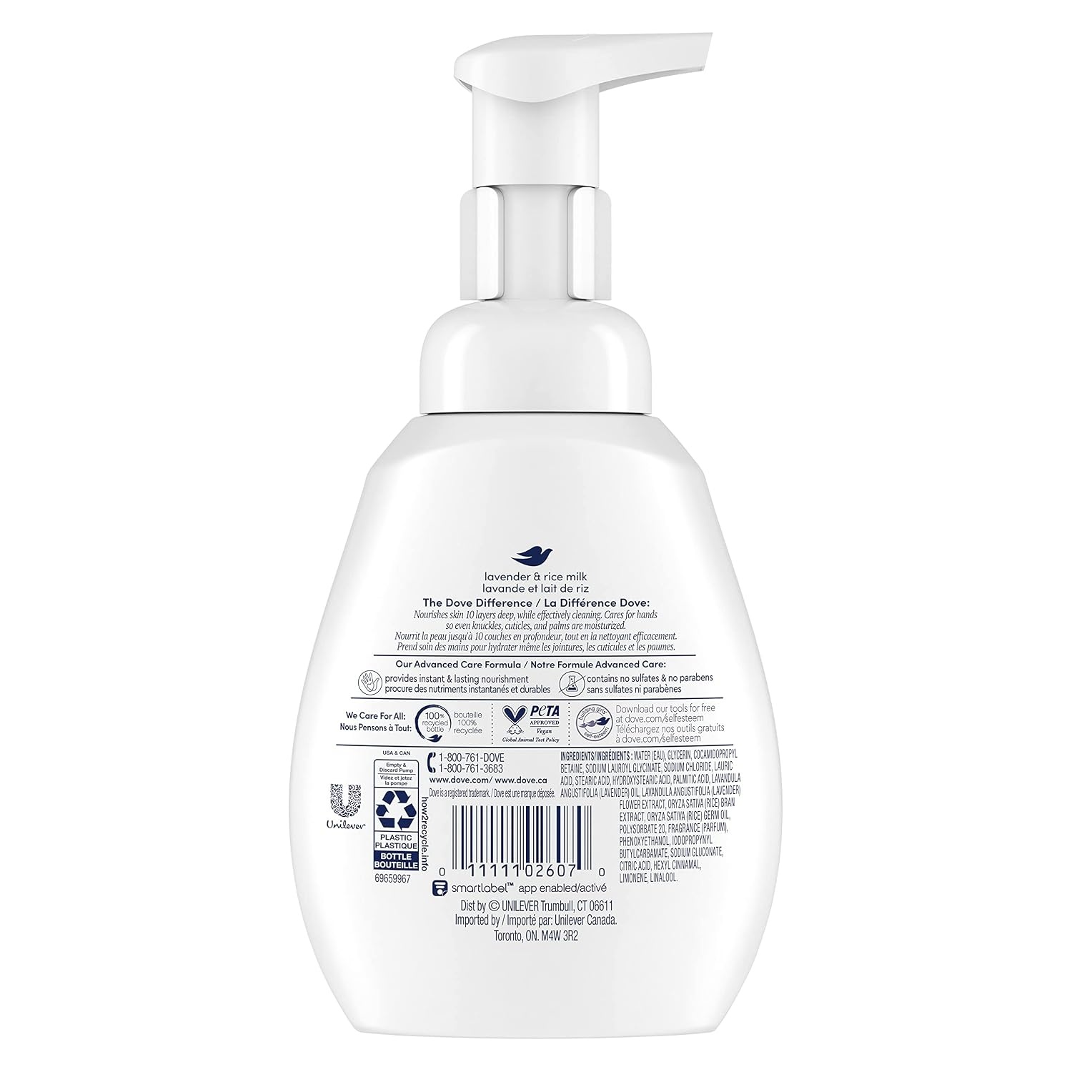 image:imageDove Advanced Care Hand Wash Deep Moisture for Soft Smooth 4 Count 12 oz101 Fl Oz Pack of 4