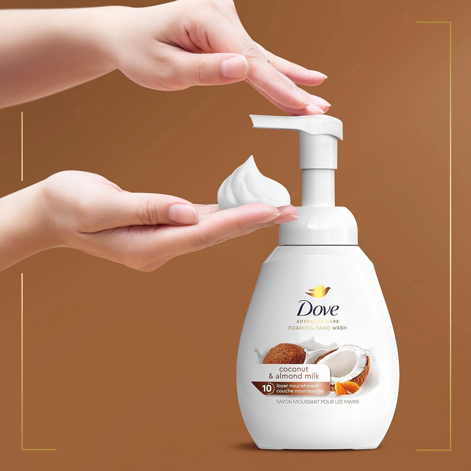image:imageDove Advanced Care Hand Wash Deep Moisture for Soft Smooth 4 Count 12 oz101 Fl Oz Pack of 4