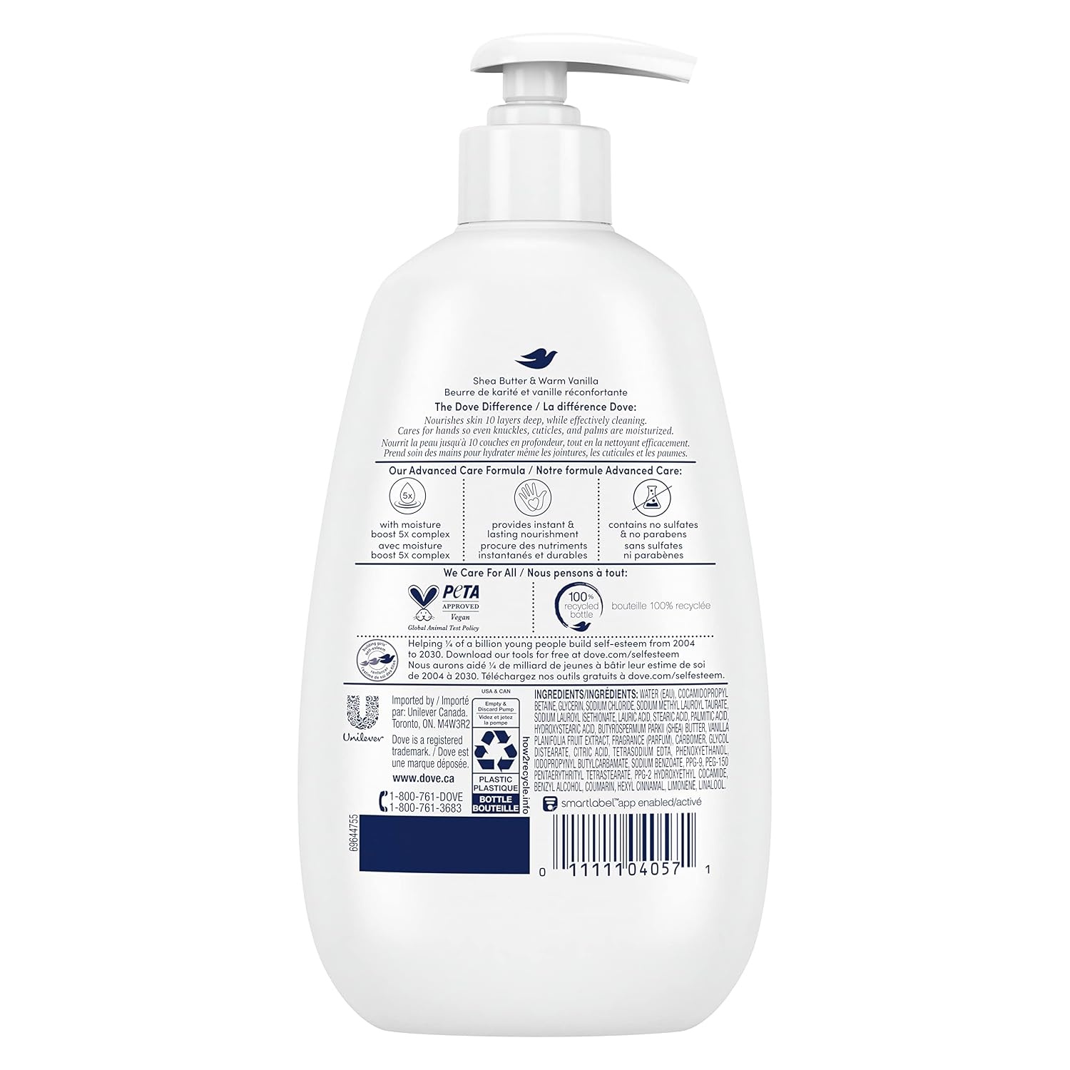 image:imageDove Advanced Care Hand Wash Deep Moisture for Soft Smooth 4 Count 12 oz12 Fl Oz Pack of 8