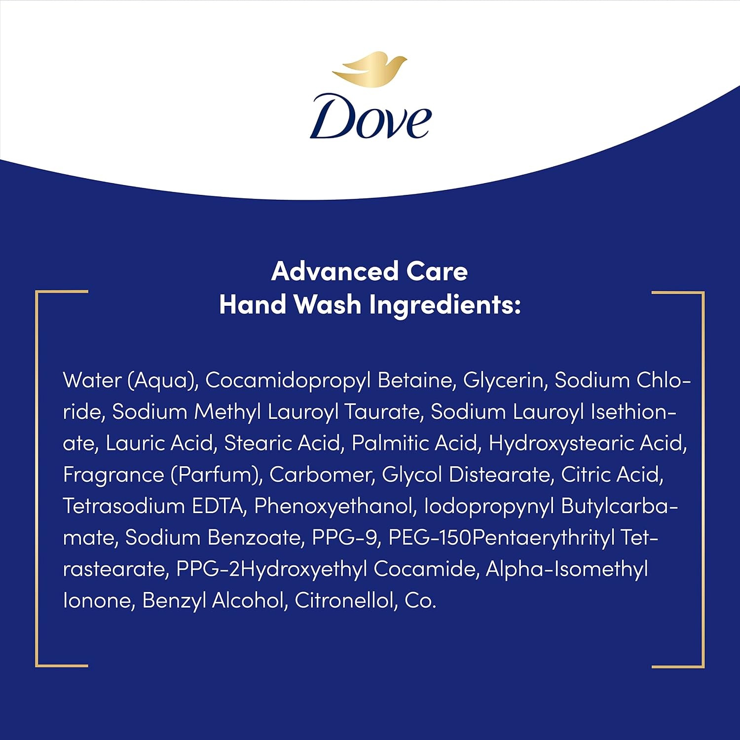 image:imageDove Care Hand Wash Refill Deep Moisture Pack of 3 34 oz Refill Bottles34 Fl Oz Pack of 6