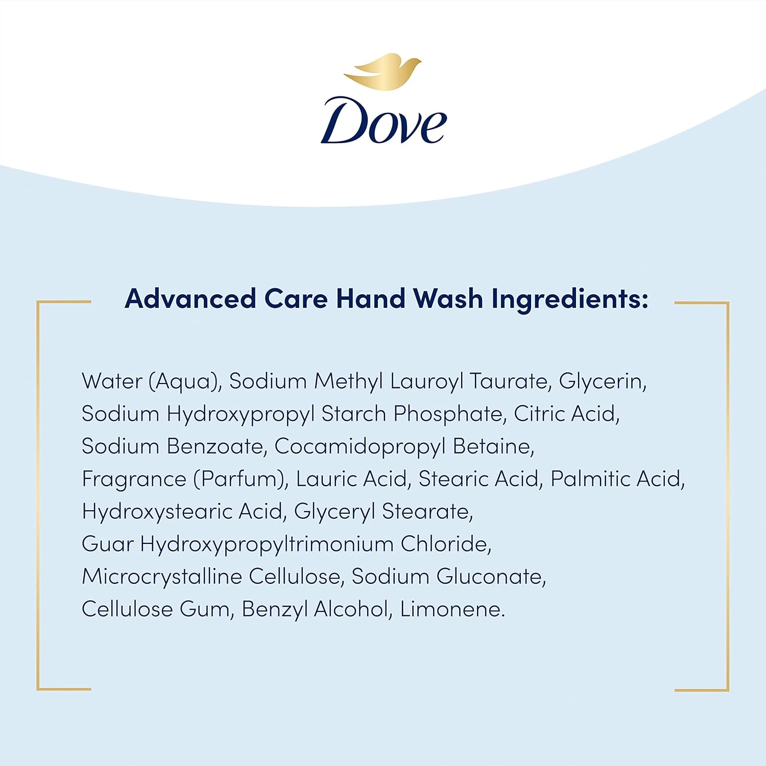 image:imageDove Care Hand Wash Refill Deep Moisture Pack of 3 34 oz Refill Bottles34 Fl Oz Pack of 6