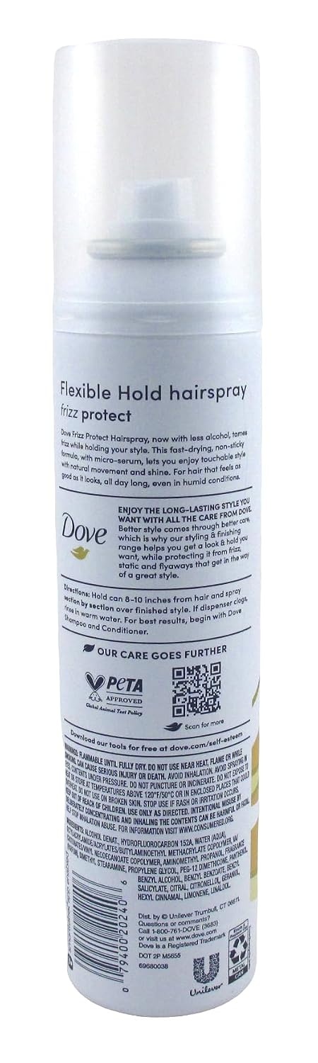 image:imageDove Flexible Hold MicroMist Hair Spray Humidity Protection 55oz 6ctClean Scent