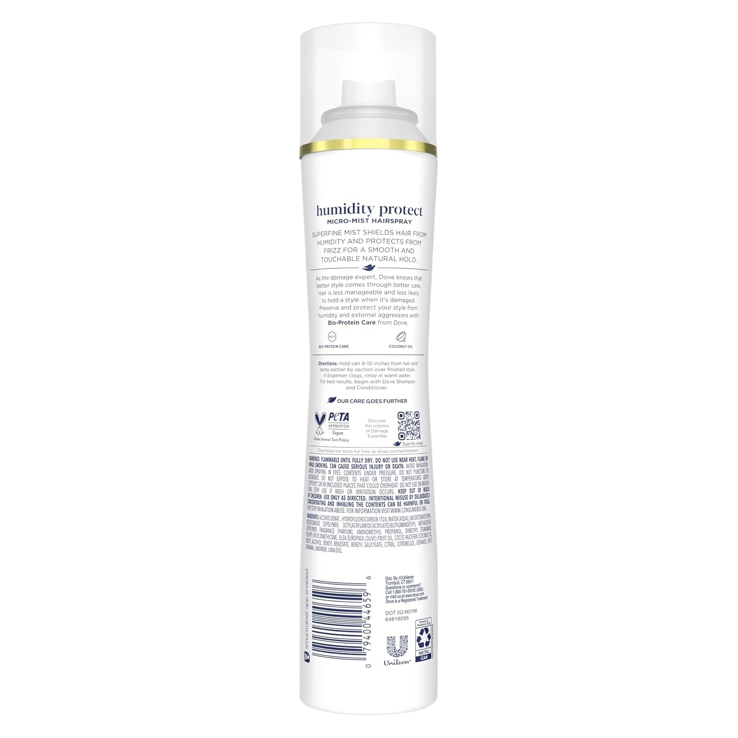 image:imageDove Flexible Hold MicroMist Hair Spray Humidity Protection 55oz 6ctFragranced