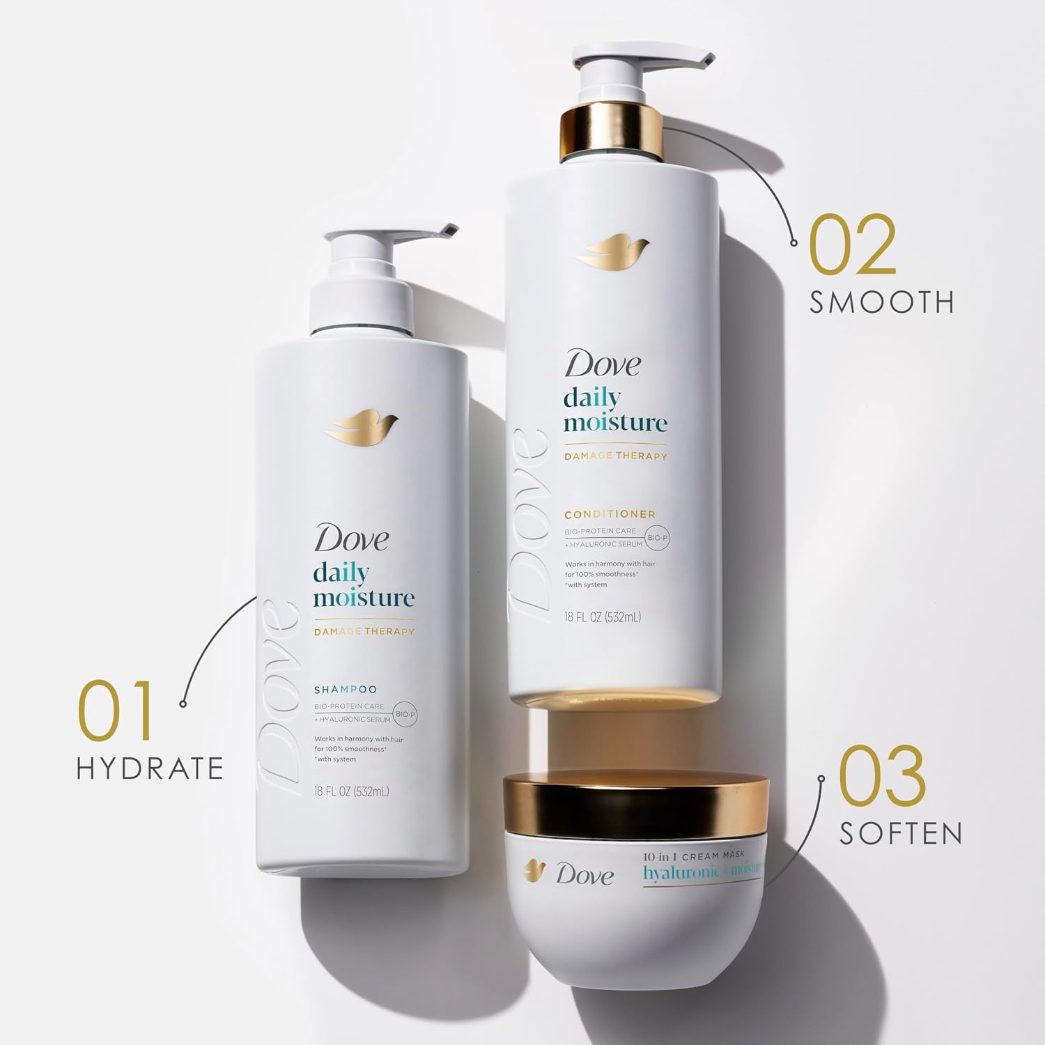 image:imageDove Intensive Repair 10in1 Mask for Damaged Hair amp Breakage 92oz92 Fl Oz Pack of 1