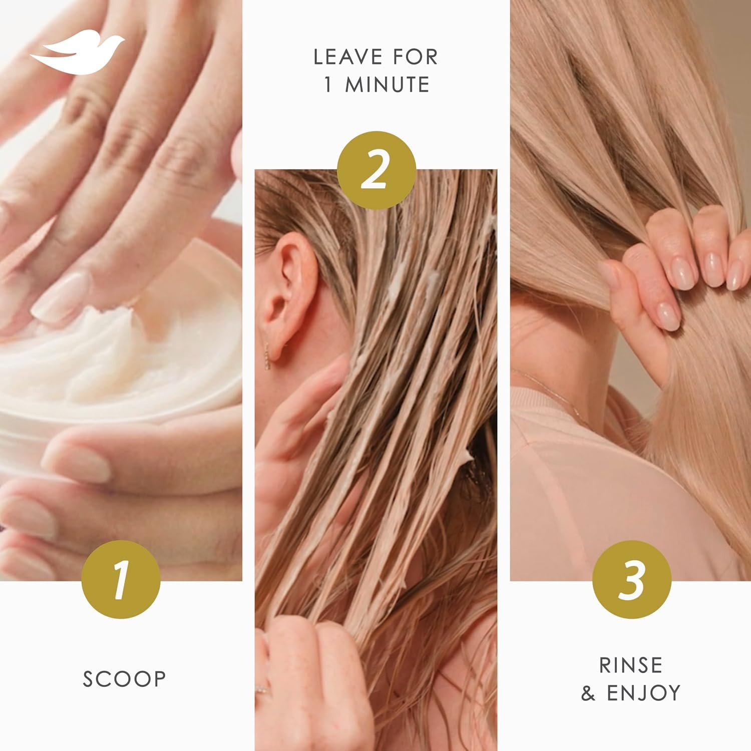 image:imageDove Intensive Repair 10in1 Mask for Damaged Hair amp Breakage 92oz92 Fl Oz Pack of 2