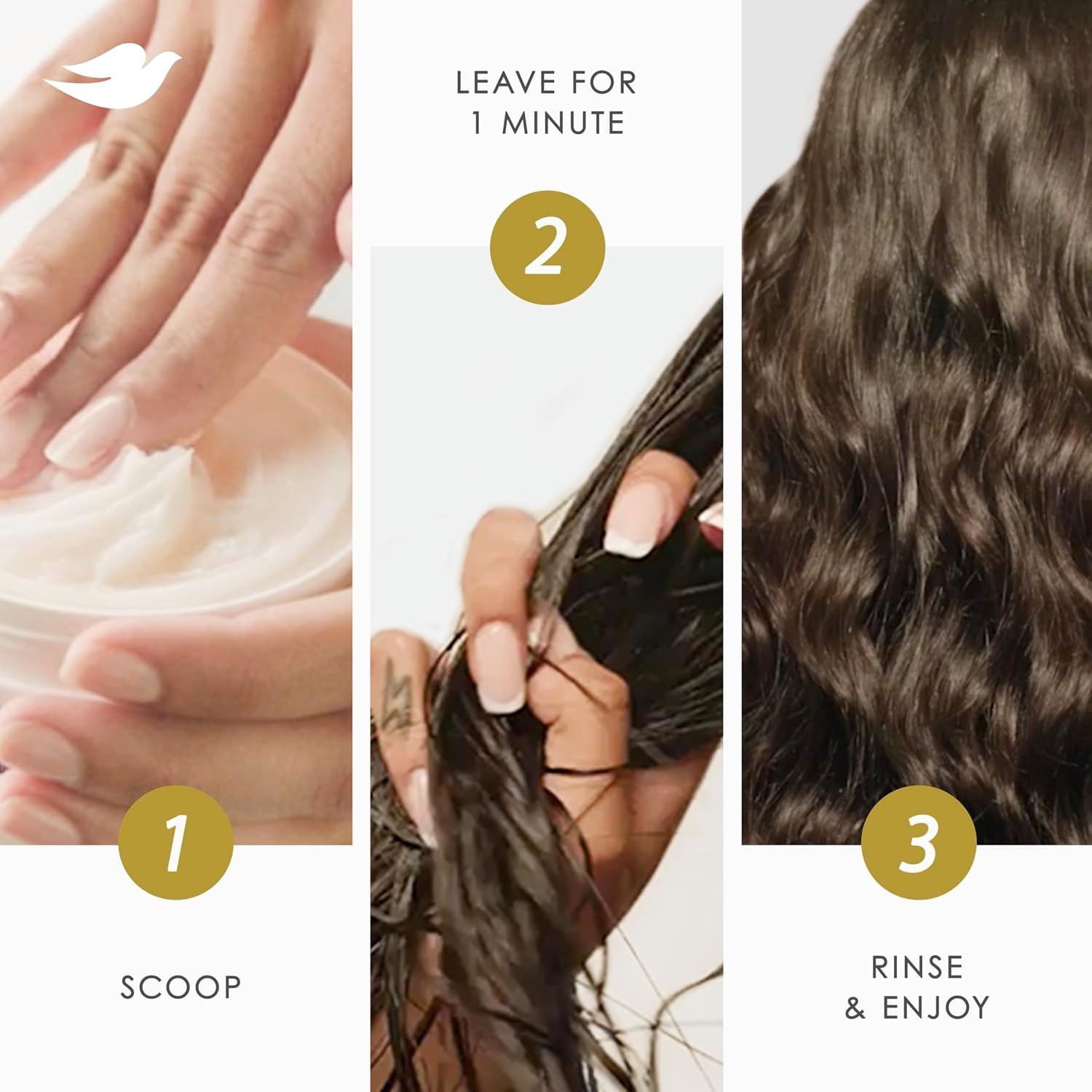 image:imageDove Intensive Repair 10in1 Mask for Damaged Hair amp Breakage 92oz92 Fl Oz Pack of 8