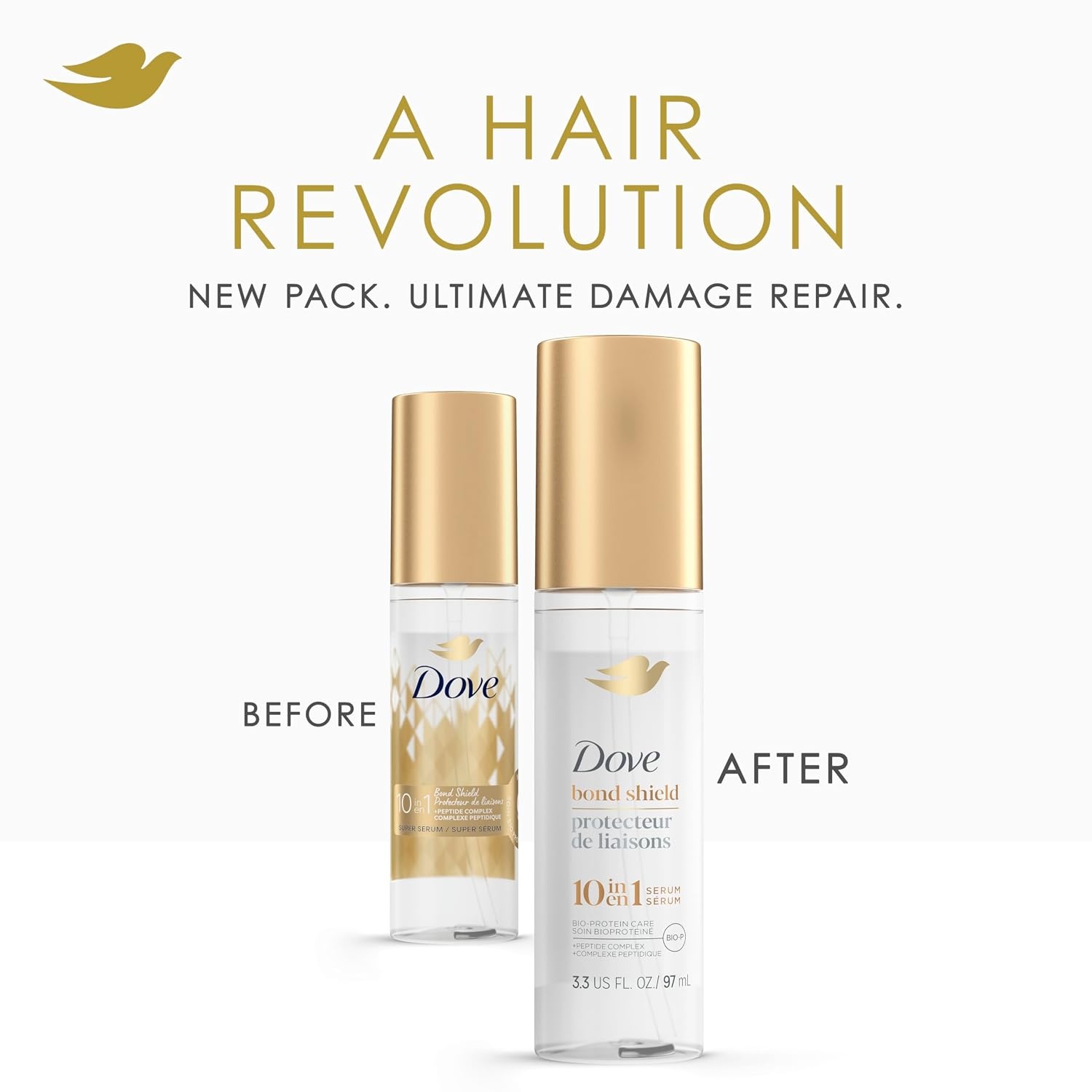 image:imageDove Intensive Repair Serum for Damaged Hair with Amino Serum 33ozBond Shield