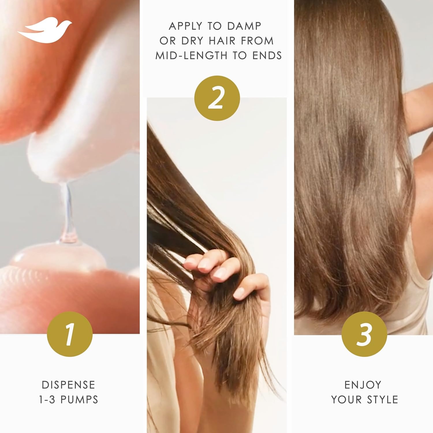 image:imageDove Intensive Repair Serum for Damaged Hair with Amino Serum 33ozBond Shield