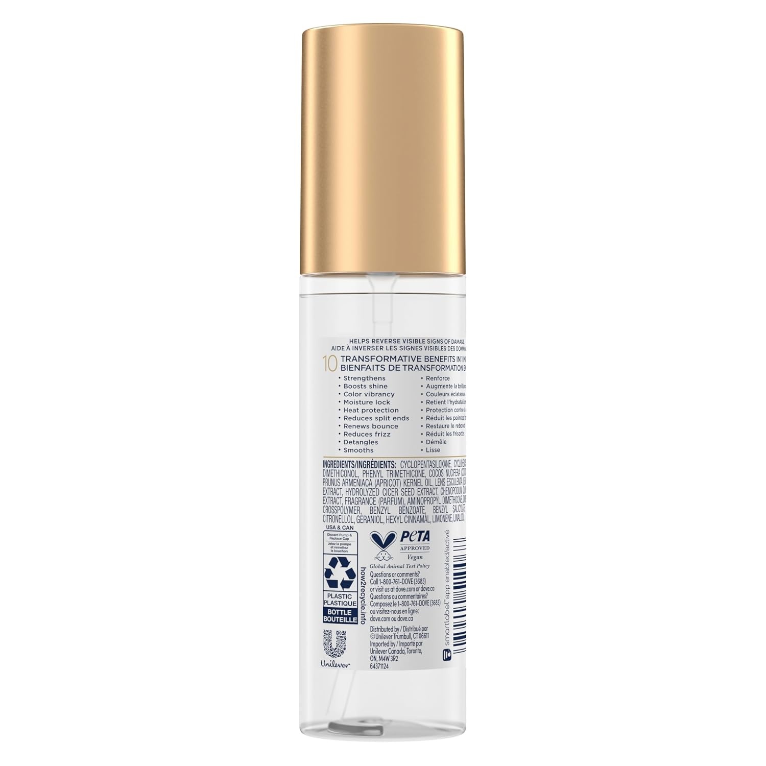 image:imageDove Intensive Repair Serum for Damaged Hair with Amino Serum 33ozBond Shield