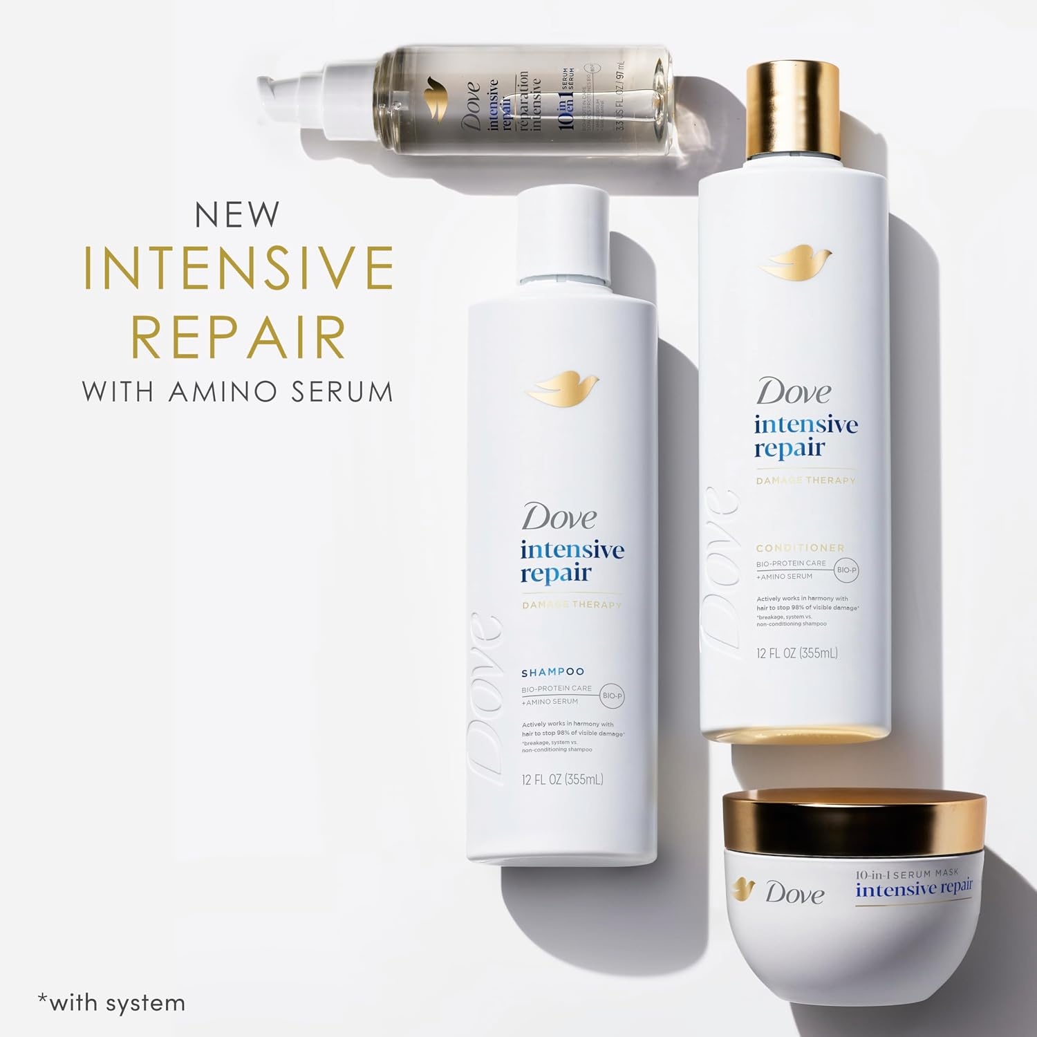 image:imageDove Intensive Repair Serum for Damaged Hair with Amino Serum 33ozIntensive Repair