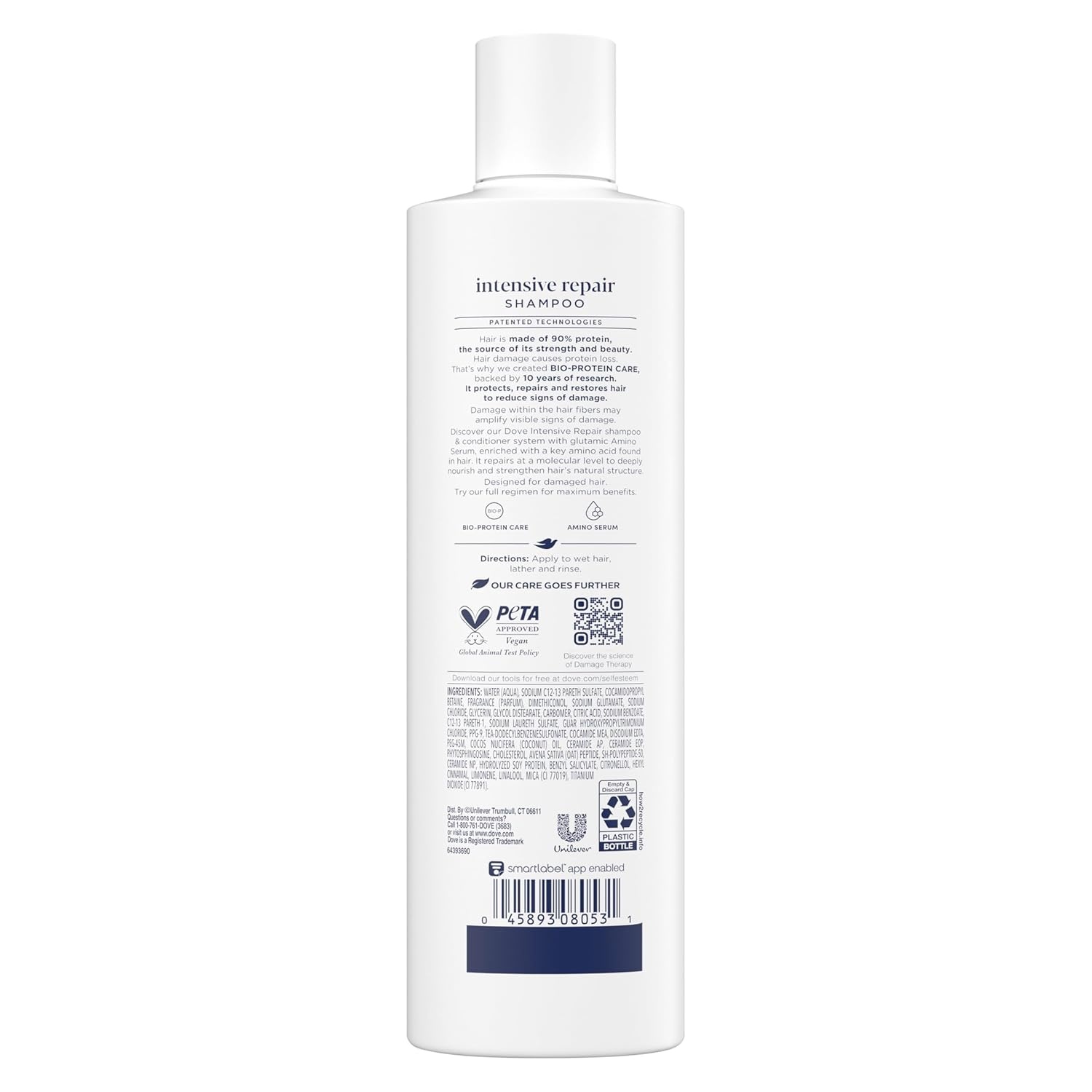 image:imageDove Shampoo 4 Pack Intensive Repair for Damaged Hair with BioProtein Care Technology and Amino Serum 28 Fl OzFragranced