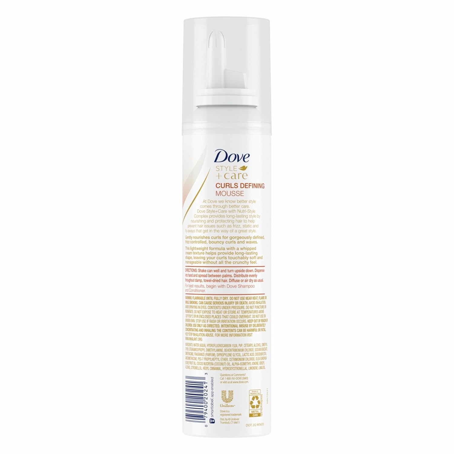 image:imageDove Style Care Curls Defining Mousse Soft Definition for Curly Hair 7ozClean Scent