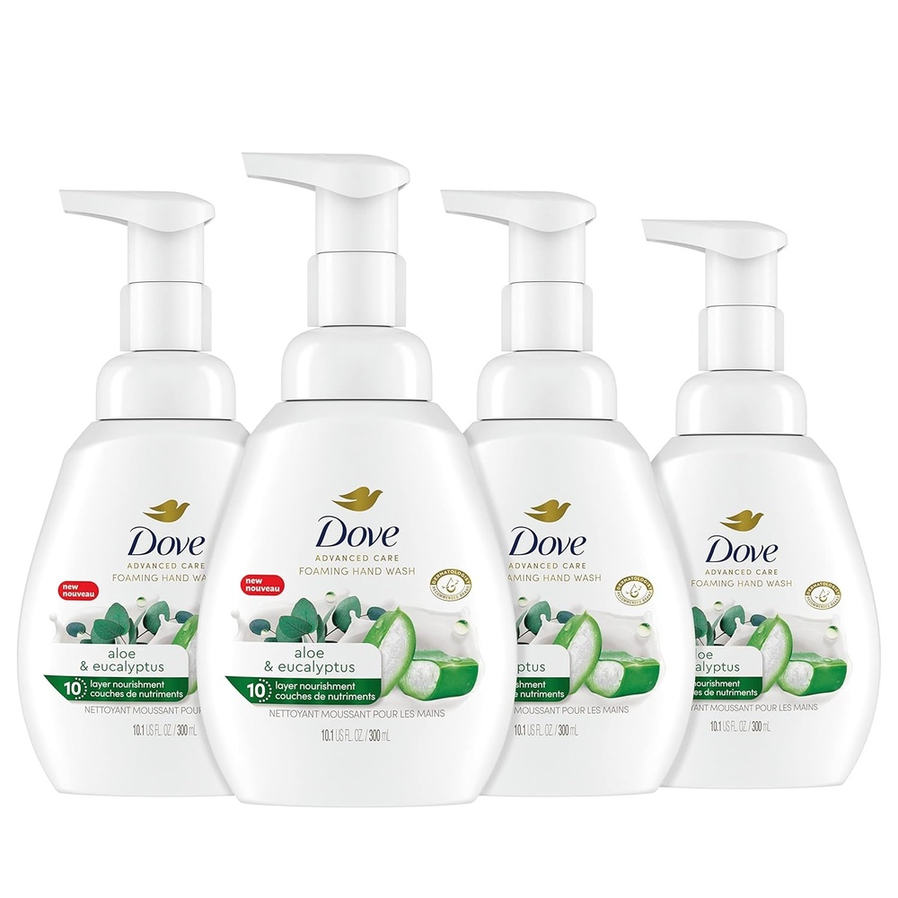 image:imageDove Advanced Care Hand Wash Deep Moisture for Soft Smooth 4 Count 12 oz101 Fl Oz Pack of 4