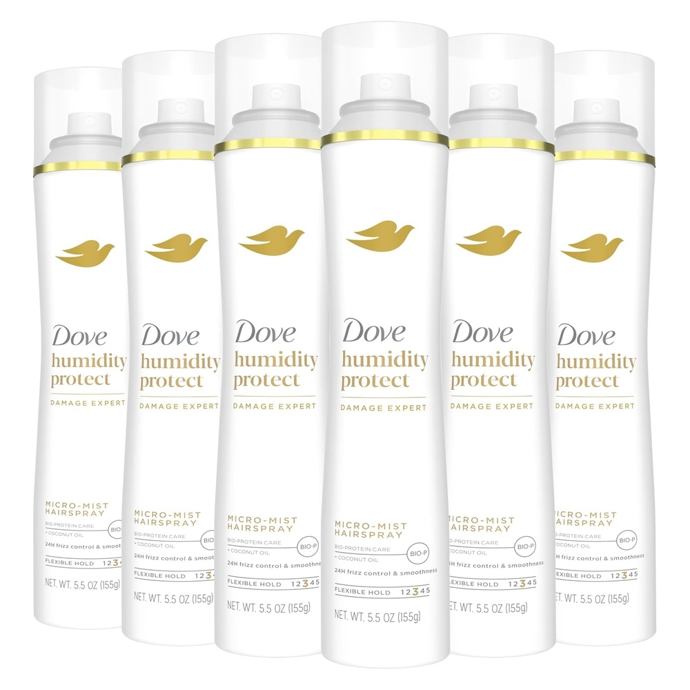 image:imageDove Flexible Hold MicroMist Hair Spray Humidity Protection 55oz 6ctFragranced