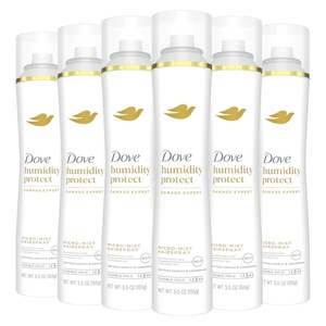 Dove Flexible Hold Micro-Mist Hair Spray Humidity Protection 5.5oz 6ct(Fragranced)