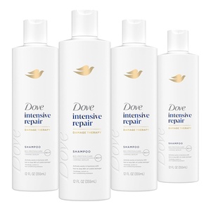 Dove Shampoo 4 Pack Intensive Repair for Damaged Hair with Bio-Protein Care Technology and Amino Serum 28 Fl Oz(Fragranced)