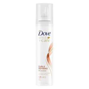 Dove Style + Care Curls Defining Mousse Soft Definition for Curly Hair 7oz(Clean Scent)