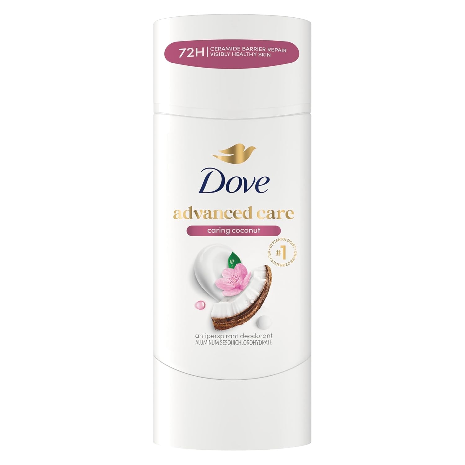 image:imageDove Advanced Care Antiperspirant Caring Coconut 2 Count Deodorant Stick for Women for 48 Hour Protection And Soft And Comfortable Underarms 26 oz26 Ounce Pack of 1