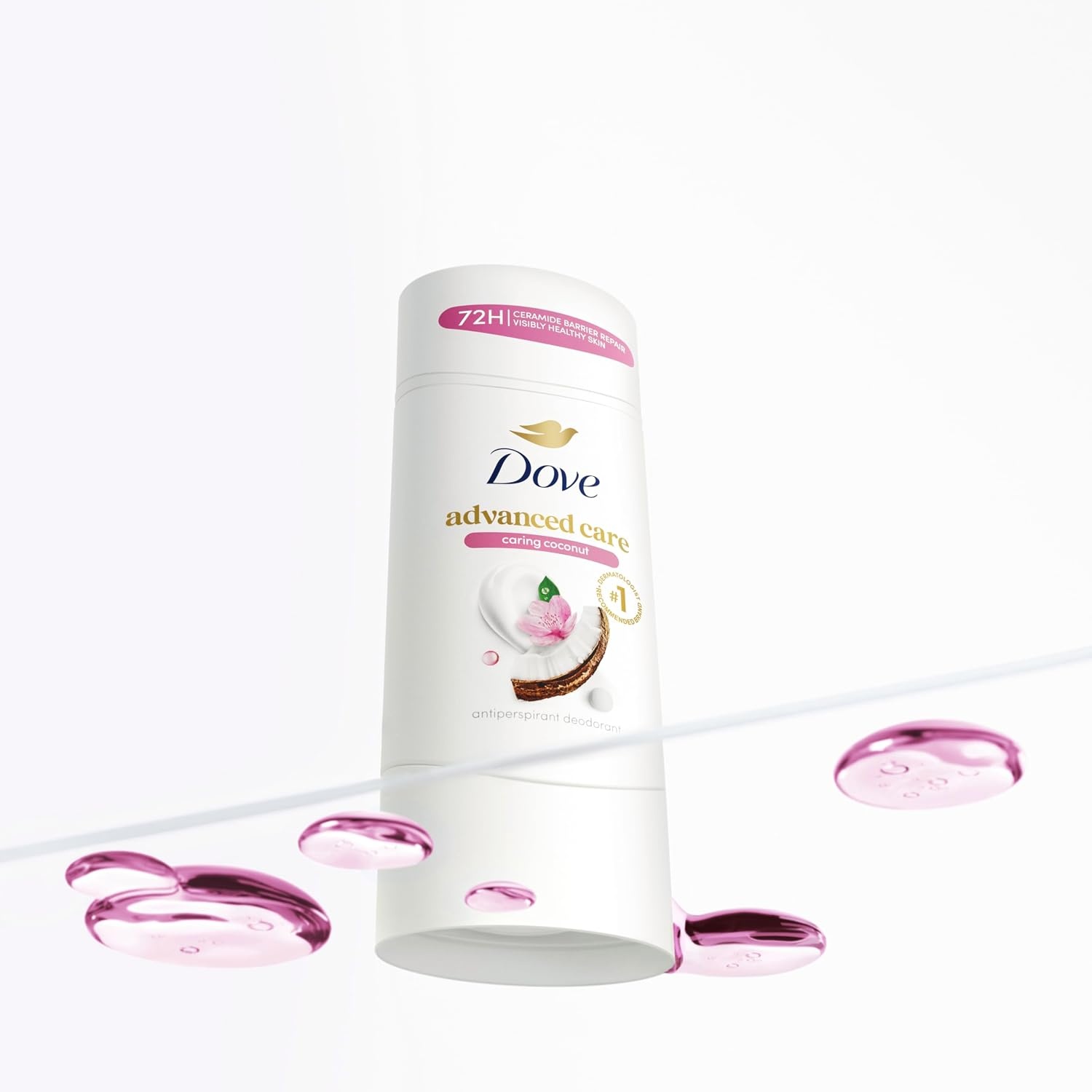 image:imageDove Advanced Care Antiperspirant Caring Coconut 2 Count Deodorant Stick for Women for 48 Hour Protection And Soft And Comfortable Underarms 26 oz26 Ounce Pack of 1