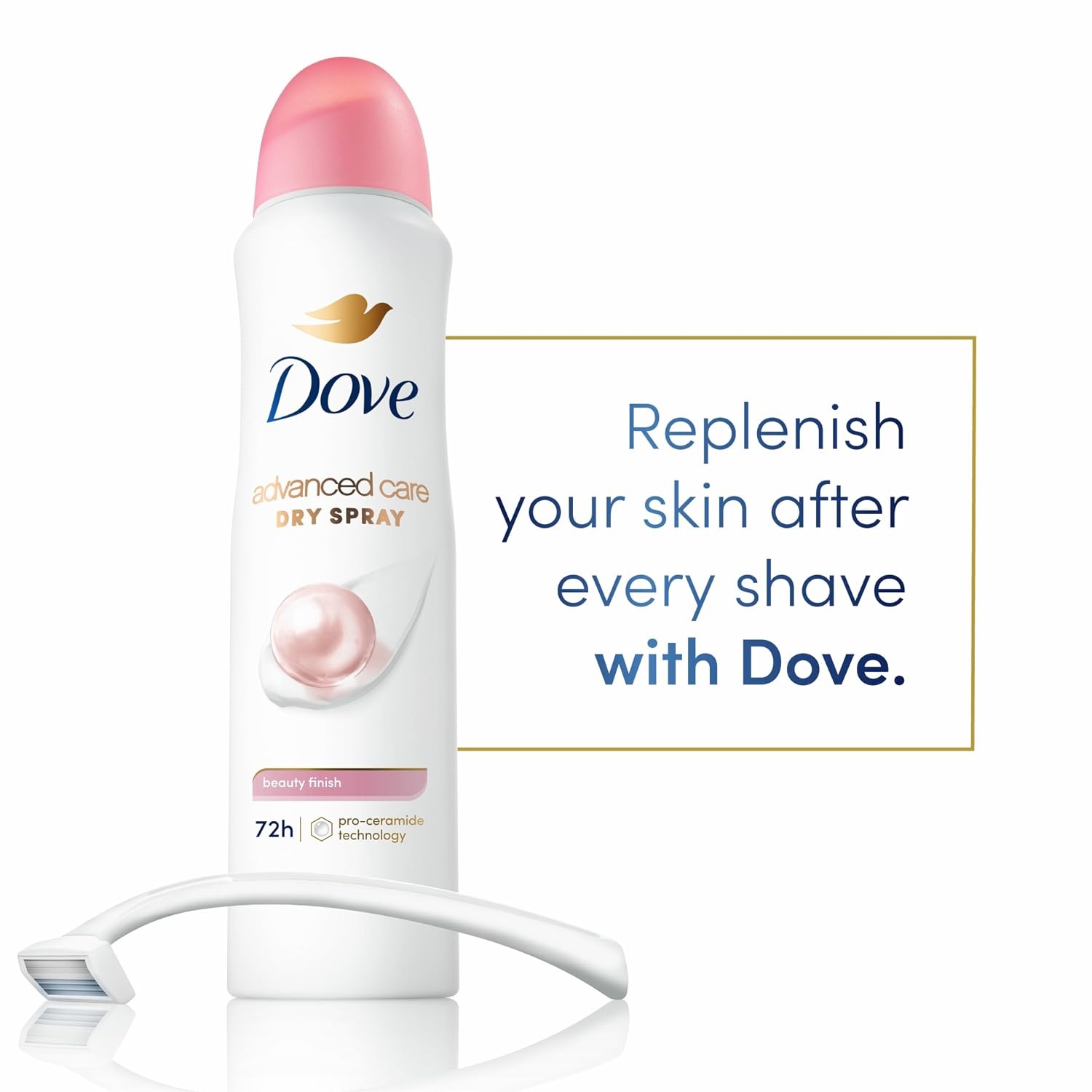 image:imageDove Advanced Care Antiperspirant Deodorant Spray Powder Soft 38 oz 3PK114 Ounce Pack of 1