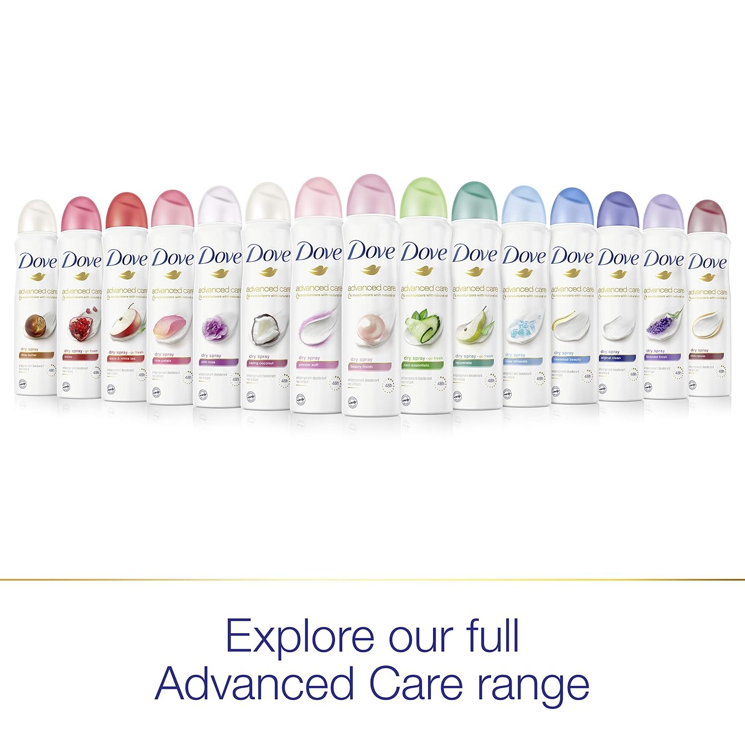 image:imageDove Advanced Care Antiperspirant Deodorant Spray Powder Soft 38 oz 3PK38 Ounce Pack of 1