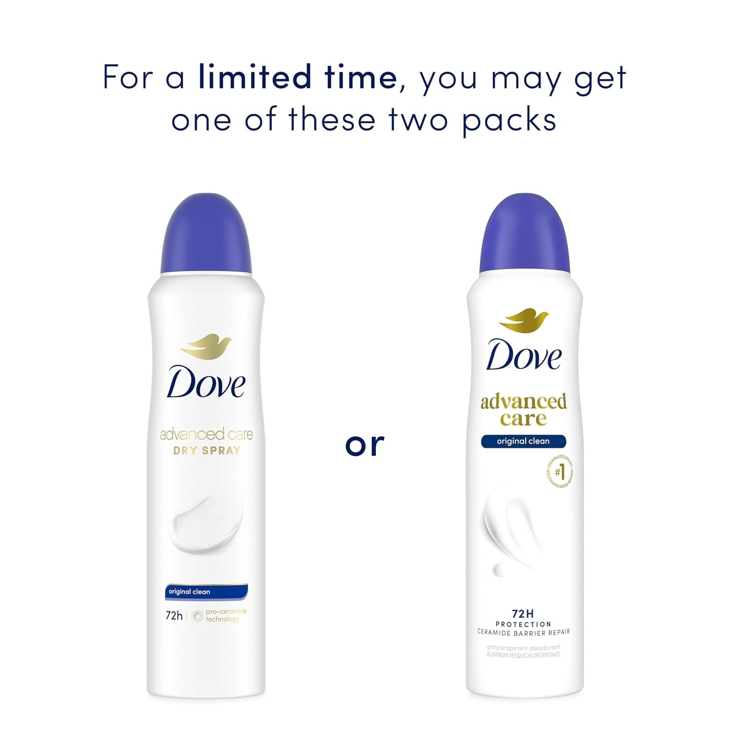 image:imageDove Advanced Care Antiperspirant Deodorant Spray Powder Soft 38 oz 3PK38 Ounce Pack of 1