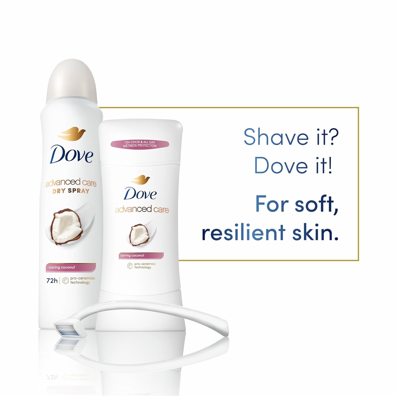 image:imageDove Advanced Care Antiperspirant Deodorant Spray Powder Soft 38 oz 3PK38 Ounce Pack of 12
