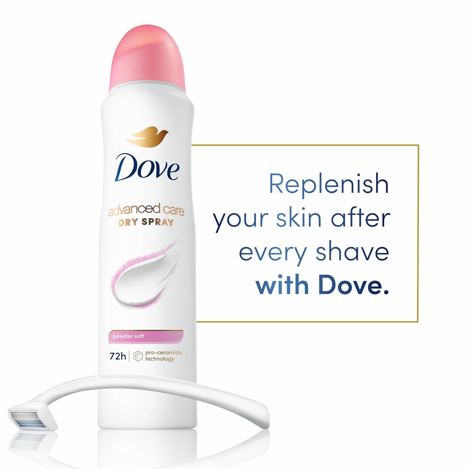 image:imageDove Advanced Care Antiperspirant Deodorant Spray Powder Soft 38 oz 3PK38 Ounce Pack of 3