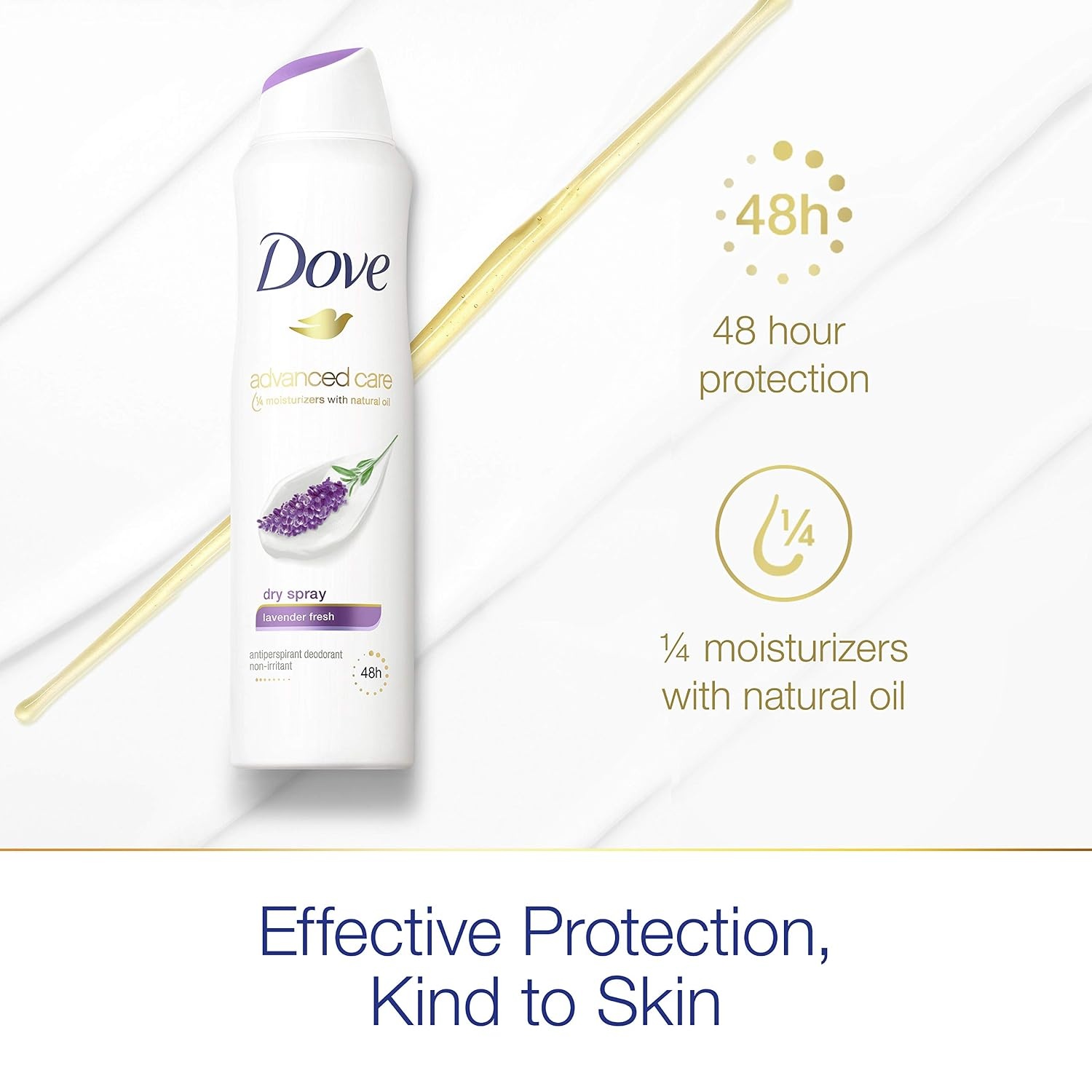 image:imageDove Advanced Care Antiperspirant Deodorant Spray Powder Soft 38 oz 3PK38 Ounce Pack of 3