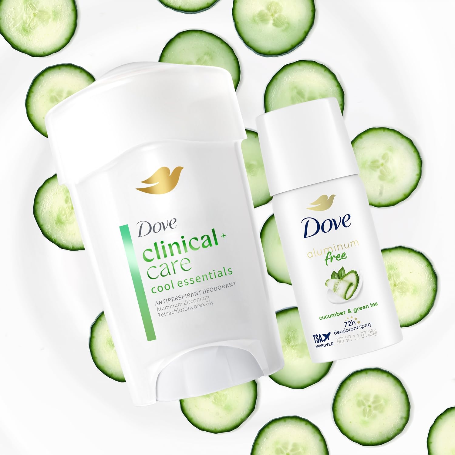 image:imageDove Clinical Care Original Clean Antiperspirant Soft Solid Stick 17 oz085 Ounce Pack of 2