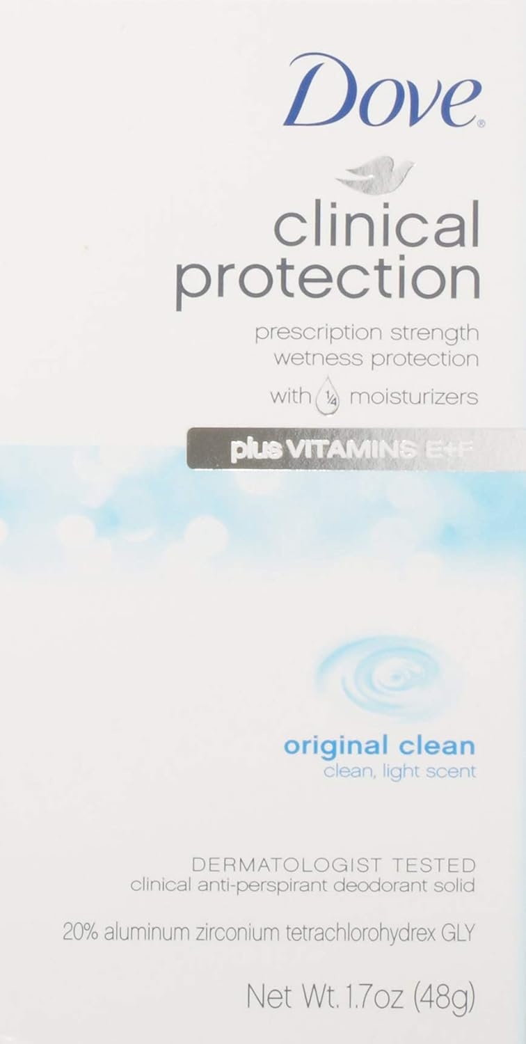 image:imageDove Clinical Care Original Clean Antiperspirant Soft Solid Stick 17 oz17 Ounce Pack of 2