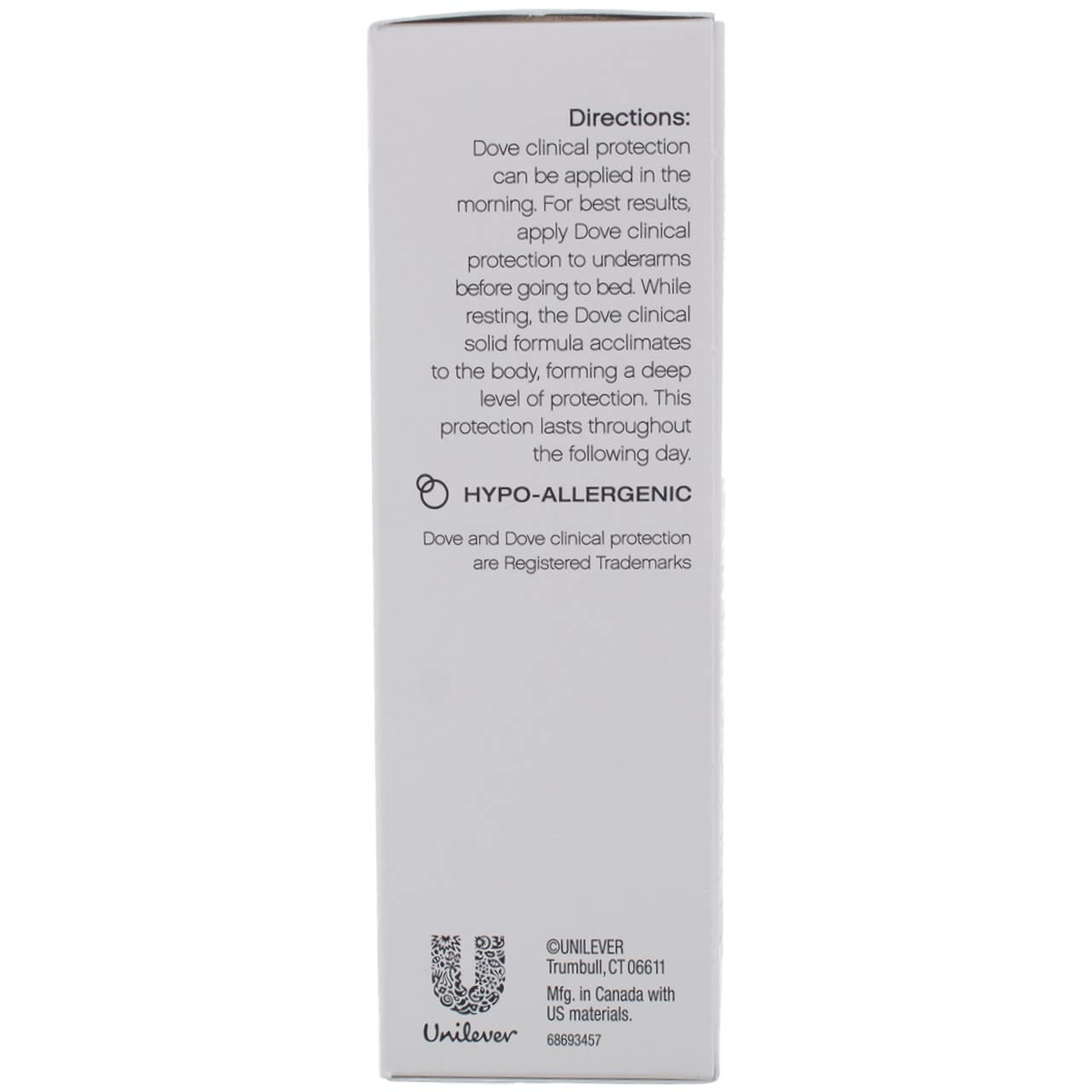image:imageDove Clinical Care Original Clean Antiperspirant Soft Solid Stick 17 oz17 Ounce Pack of 6