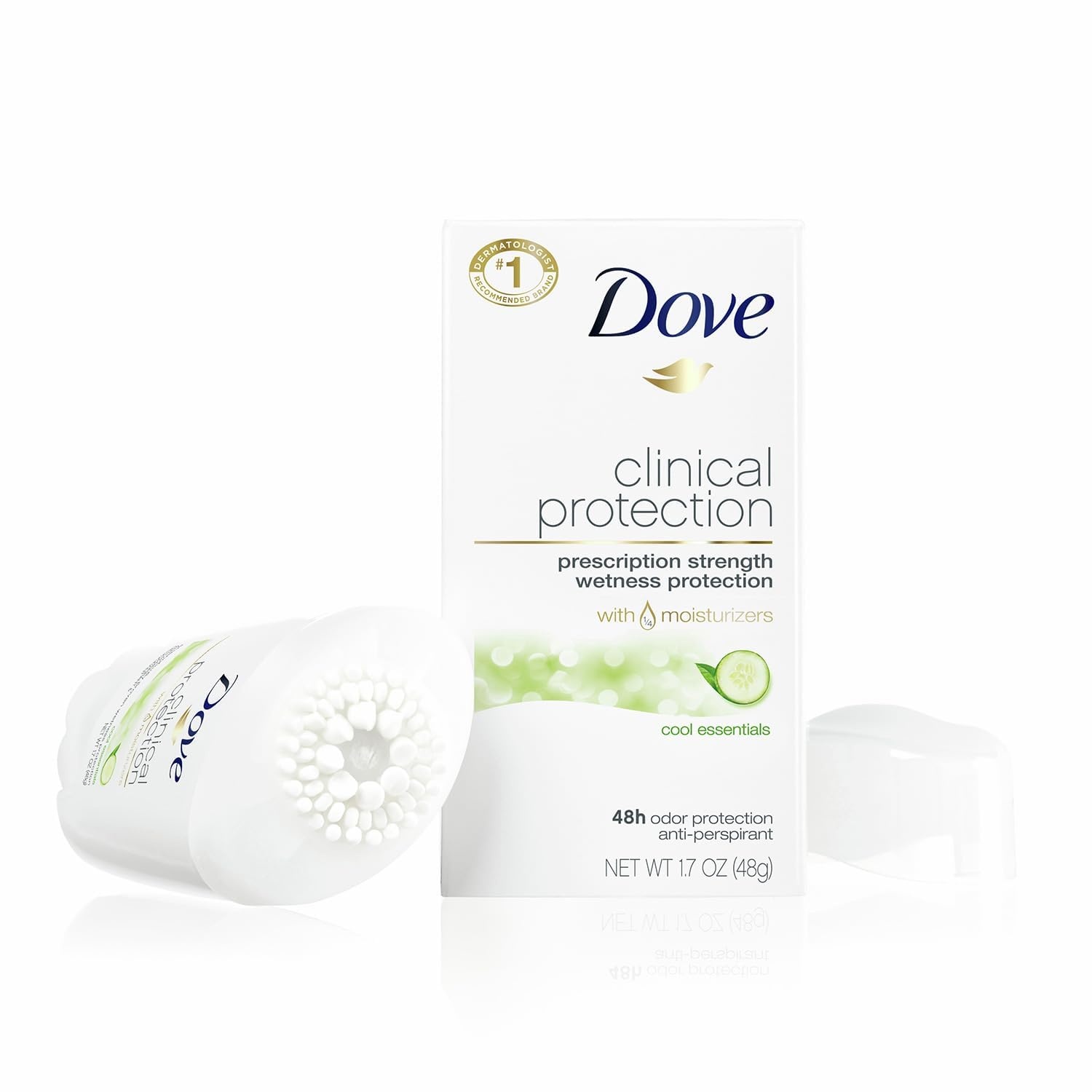 image:imageDove Clinical Care Original Clean Antiperspirant Soft Solid Stick 17 oz34 Ounce Pack of 1