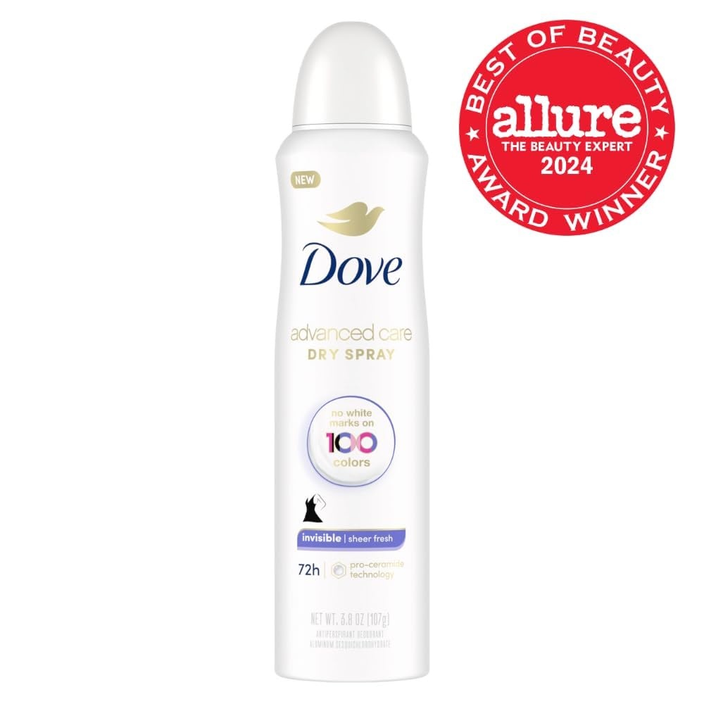 image:imageDove Invisible Antiperspirant Dry Spray Clear Finish 3PK 38 oz38 Ounce Pack of 1