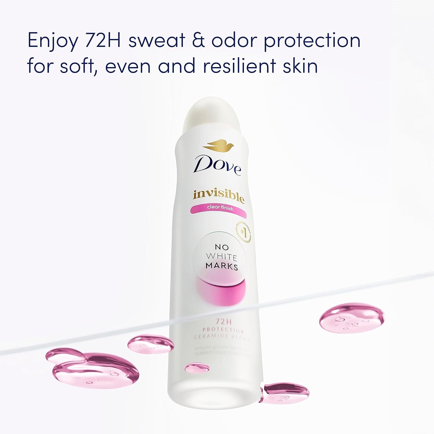 image:imageDove Invisible Antiperspirant Dry Spray Clear Finish 3PK 38 oz38 Ounce Pack of 1