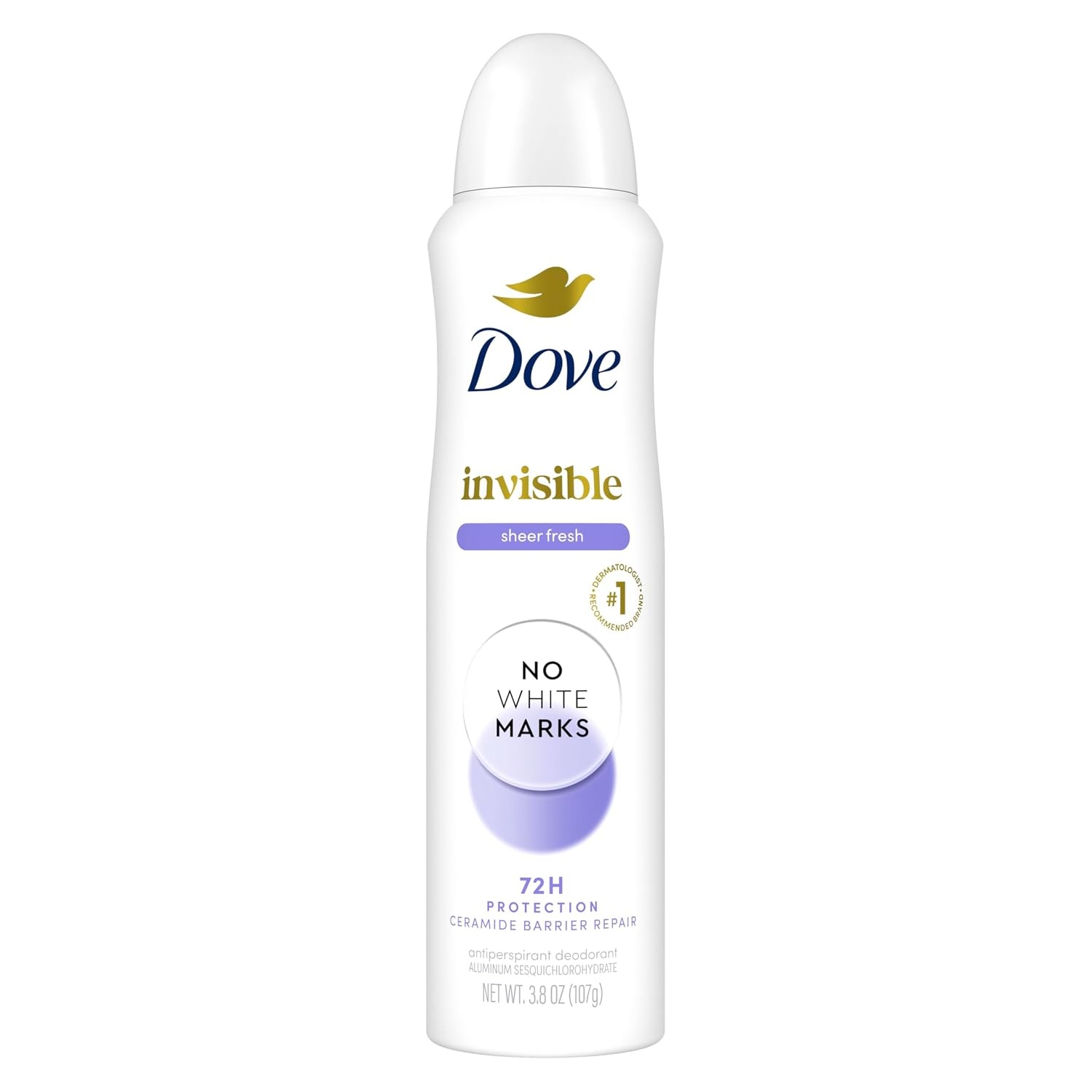 image:imageDove Invisible Antiperspirant Dry Spray Clear Finish 3PK 38 oz38 Ounce Pack of 1