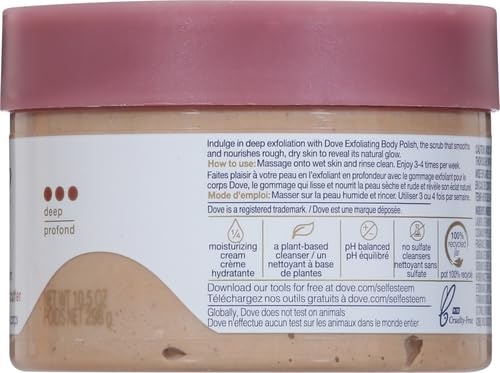 image:imageDove Scrub Pomegranate amp Shea Butter For Silky Soft Skin Body Scrub Exfoliates and Provides Lasting Nourishment 105 ozCoconut Butter