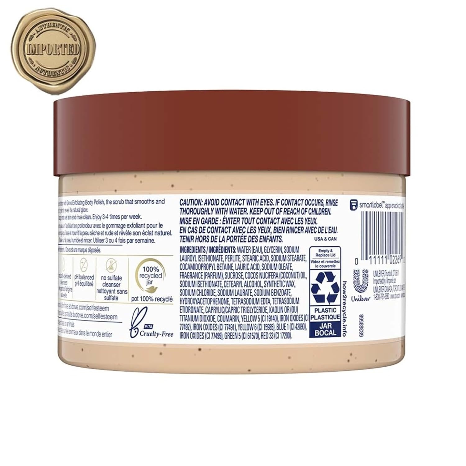 image:imageDove Scrub Pomegranate amp Shea Butter For Silky Soft Skin Body Scrub Exfoliates and Provides Lasting Nourishment 105 ozCoconut Butter