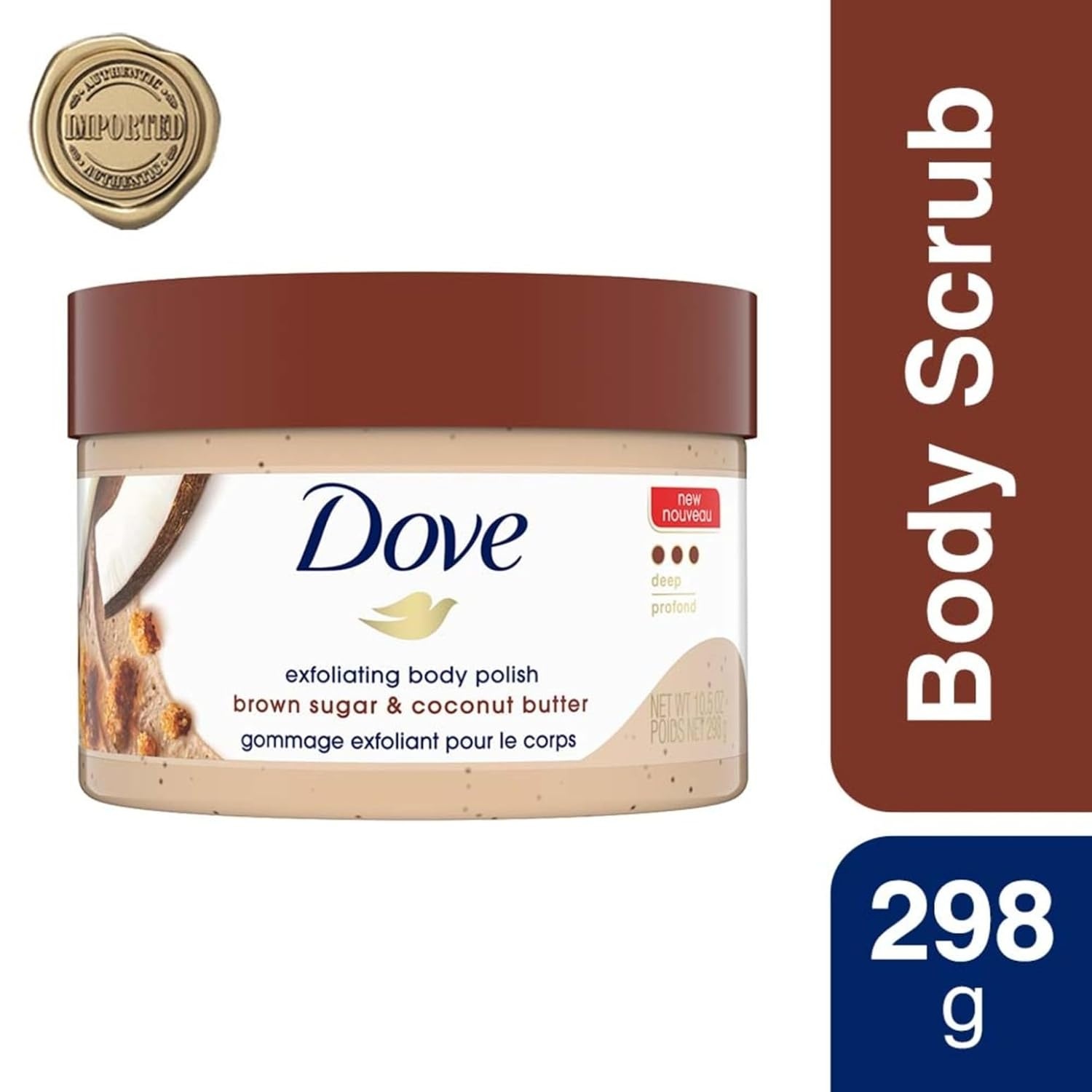 image:imageDove Scrub Pomegranate amp Shea Butter For Silky Soft Skin Body Scrub Exfoliates and Provides Lasting Nourishment 105 ozCoconut Butter