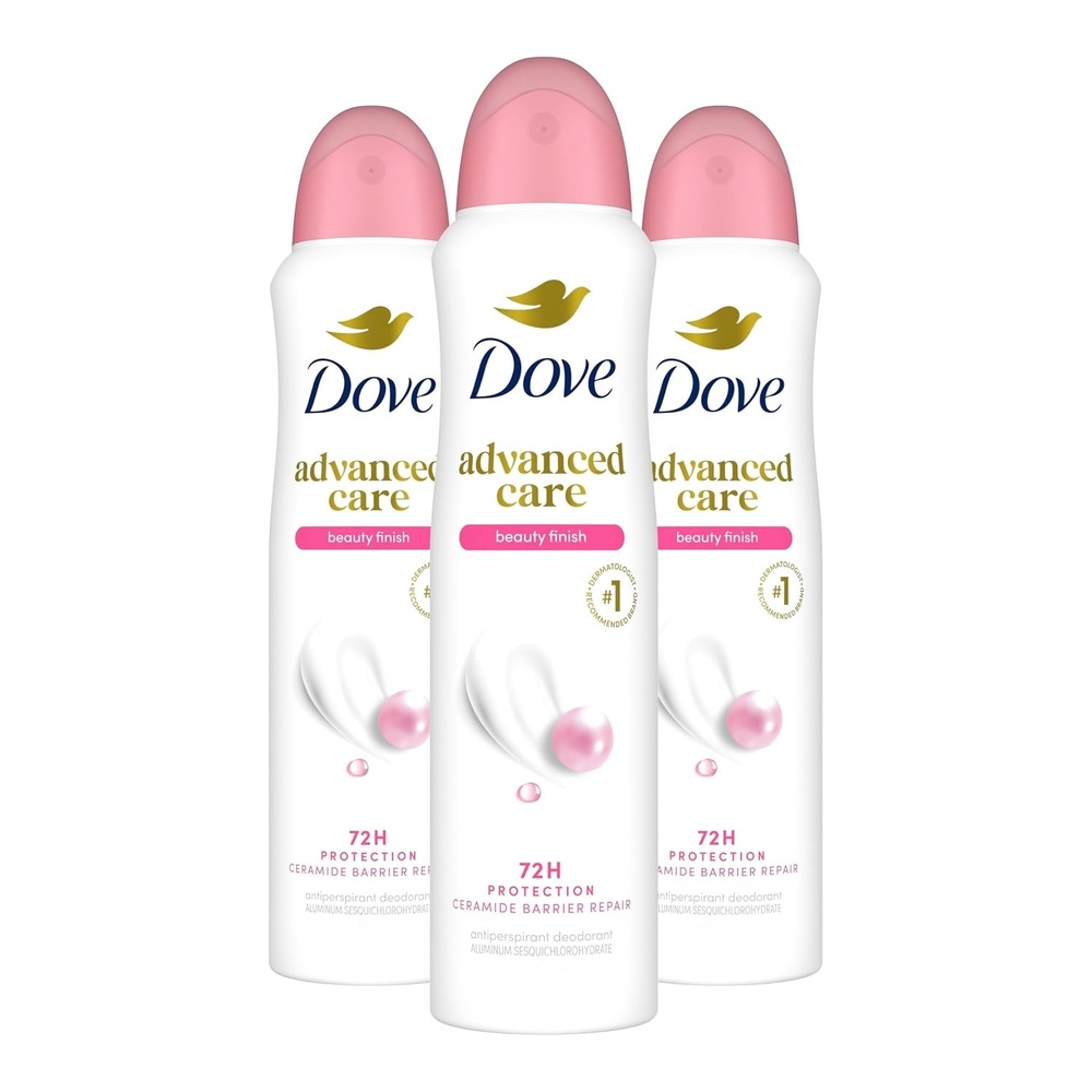 image:imageDove Advanced Care Antiperspirant Deodorant Spray Powder Soft 38 oz 3PK114 Ounce Pack of 1