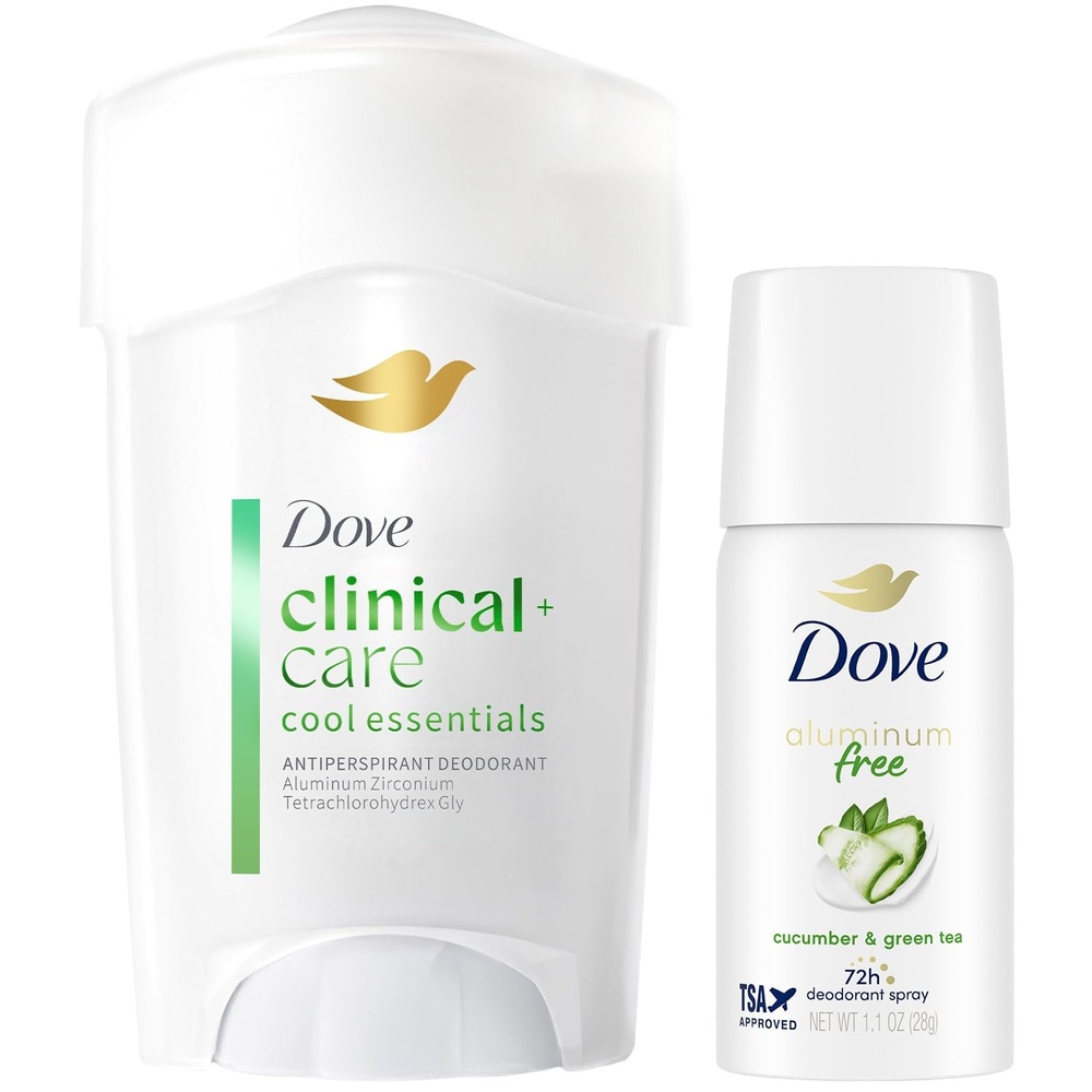 image:imageDove Clinical  Care Original Clean Antiperspirant Soft Solid Stick 17 oz085 Ounce Pack of 2