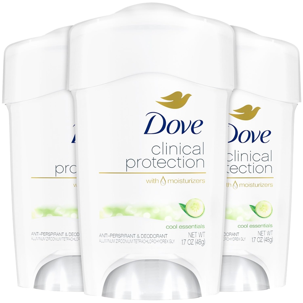 image:imageDove Clinical Care Original Clean Antiperspirant Soft Solid Stick 17 oz17 Fl Oz Pack of 3
