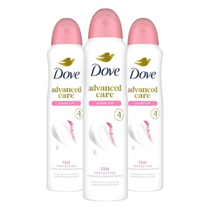 Dove Advanced Care Antiperspirant Deodorant Spray Powder Soft 3.8 oz 3PK(3.8 Ounce (Pack of 3))