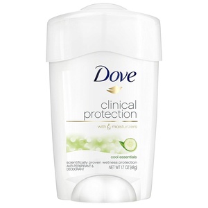 Dove Clinical + Care Original Clean Antiperspirant Soft Solid Stick, 1.7 oz(1.71 Ounce (Pack of 24))